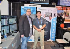 Thomas Carnevale and Hugo Saltijeral of Umbrella Technologies. The company provides security systems for cannabis facilities and dispensaries